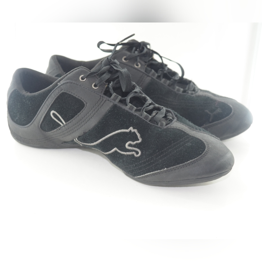 Puma Soleil Womens Size 9 Black Motorsport Training Soccer Shoes Sneakers